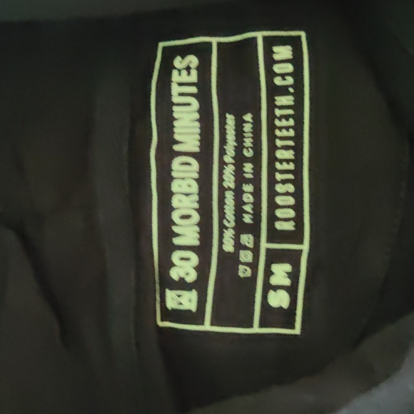 Spooky Skeleton Dancing Sweatshirt 30 Morbid Minutes from Rooster Teeth - Picture 2 of 7